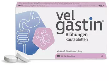 Velgastin Blähungen Kautabletten (20 Stk.) Velgastin Blähungen Kautabletten (20 Stk.)