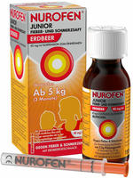 Nurofen Junior Fieber- & Schmerzsaft Erdbeer 150 ml