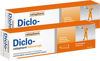 Diclo ratiopharm Schmerzgel (2x150g)