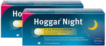 Hoggar Night 25mg Schmelztabletten (2 x 20 Stk.)