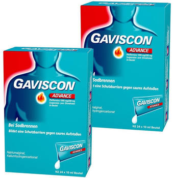 Gaviscon Advance Pfefferminz Suspension (48x10ml)