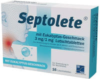 Septolete mit Eukalyptus-geschmack 3mg/1 16 St