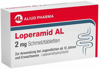 Loperamid AL 2 mg Schmelztabletten (12 Stk.)