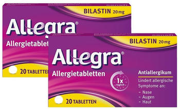 Allegra Allergietabletten 20 mg Tabletten (2x20 Stk.)