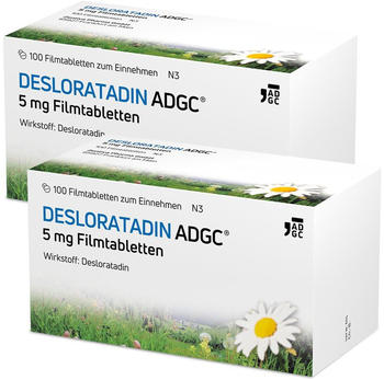 Desloratadin ADGC 5mg Filmtabletten (2x100 Stk.)