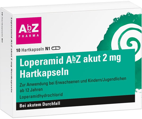 Loperamid AbZ akut 2 mg Hartkapseln (10 Stk.)