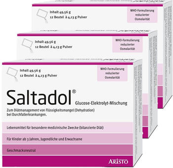 Saltadol Elektrolyt Plv.z.Her.e.Lsg.z.Einnehmen (3x12 Stk.)