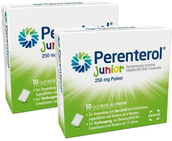 Perenterol Junior 250 mg Pulver Beutel (2x10 Stk.)