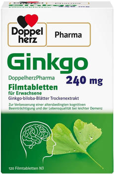 Doppelherz Pharma Ginkgo 240mg Filmtabletten (120 Stk.)