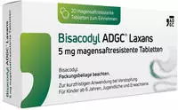 Bisacodyl ADGC Laxans 5 mg magensaftres. 20 St