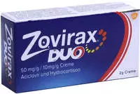 Zovirax Duo 50 mg/g / 10 mg/g 2 g