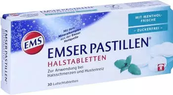 Emser Pastillen Halstabletten mit Mentholfrische zuckerfrei