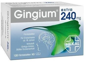 Hexal GINGIUM extra 240 mg Filmtabletten 120 St