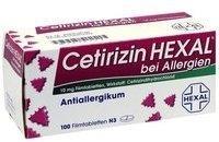 Cetirizin HEXAL Allergietabletten 100 St
