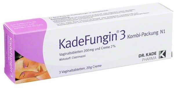 Dr. Kade KADEFUNGIN 3 Kombip.20 g Creme+3 Vaginaltabl. 1 St