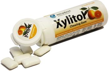 Miradent Xylitol Chewing Gum Frucht (30 St.)