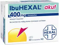PZN-DE 03161577, Hexal Ibuhexal Akut 400mg Filmtabletten 50 ST