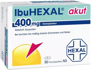 IbuHexal akut 400mg Filmtabletten (50 Stk.)
