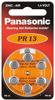 Panasonic PR-13/6LB, Panasonic Hörgerätebatterie Zinc Air PR-13/6LB 6 Stück,...