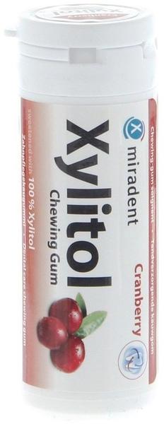Miradent Xylitol Chewing Gum Cranberry (30 St.)