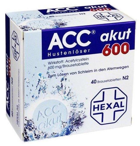 Hexal ACC akut 600 Brausetabletten 40 St