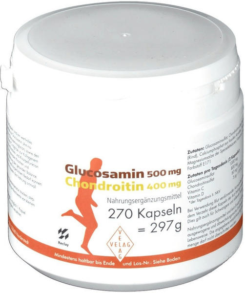 Glucosamin 500 mg + Chondroitin 400 mg Kapseln (270 Stk.)