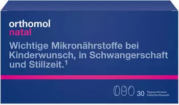 Orthomol Natal Kombipackung Tabletten & Kapseln (30 Stk.)