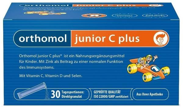 Orthomol Junior C Plus Granulat Himbeer-Limette (30 Stk.)