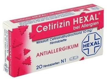 Cetirizin bei Allergien Filmtabletten (20 Stk.) Cetirizin bei Allergien Filmtabletten (20 Stk.)