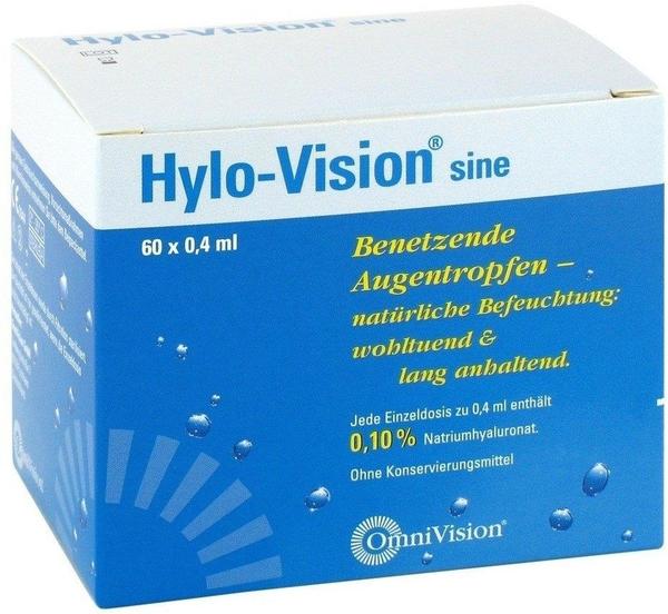 Hylo Vision Sine Einzeldosispipetten (60 x 0,4 ml)