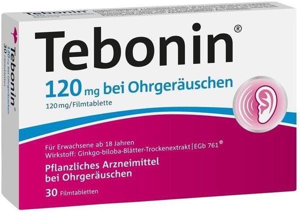 Tebonin 120 mg bei Ohrgeräuschen Filmtabletten (30 Stk.)