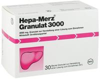 PZN-DE 07620616, Hepa-Merz Granulat 3000 Beutel 30 St, Grundpreis: &euro; 1,56 /
