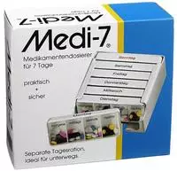 PZN-DE 03812431, Hans-H.Hasbargen Medi 7 Medikamenten Dosierer 1 St