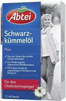 Abtei Schwarzkümmelöl plus Kapseln (48 Stk.)