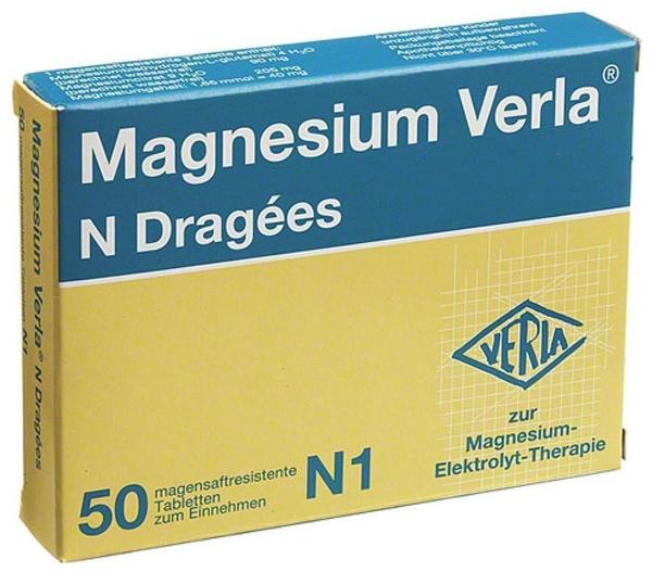 Magnesium Verla N Dragees (50 Stk.)