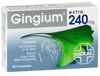 Hexal GINGIUM extra 240 mg Filmtabletten 40 St