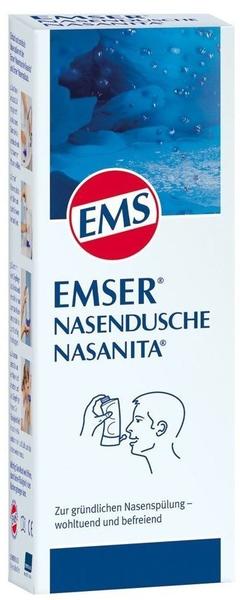 Emser Nasanita Nasendusche mit 4 Beutel Nasenspülsalz