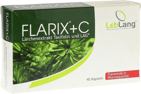 Leblang Flarix + C Lärchenextrakt Taxifolin Kapseln (40 Stk.)