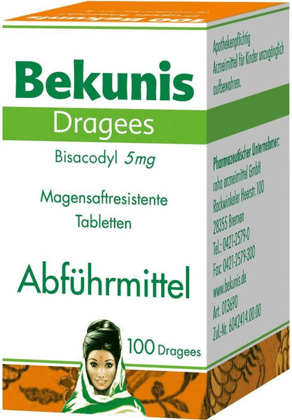 Bekunis Dragees Bisacodyl 5 mg (100 Stk.)