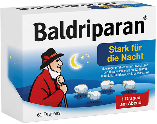 Baldriparan Stark f. d. Nacht Tabletten überzogen (60 Stk.)