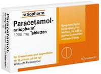 Paracetamol ratiopharm 1.000 mg 10 St