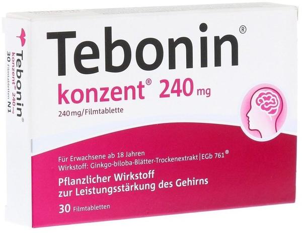 Tebonin Konzent 240 mg Filmtabletten (30 Stk.)