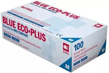 Param Handschuhe Einmal Nitril Blau Gross (100 Stk.)