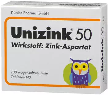 Unizink 50 Tabletten magensaftresistent (100 Stk.)