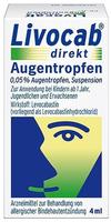 PZN-DE 00676714, Kenvue (OTC) Livocab direkt Augentropfen bei Allergie 4 ml