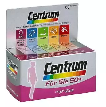 Pfizer Centrum Für Sie 50+ Capletten (60 Stk.)