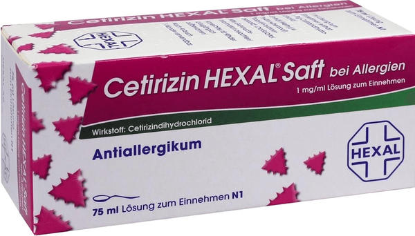 Cetirizin Saft b. Allergien (75 ml)