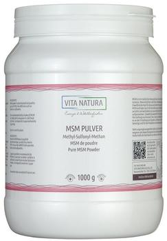 Vita Natura Msm Pulver Methylsulfonylmethan Pulver (1000 g)