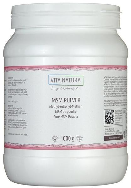 Vita Natura Msm Pulver Methylsulfonylmethan Pulver (1000 g)