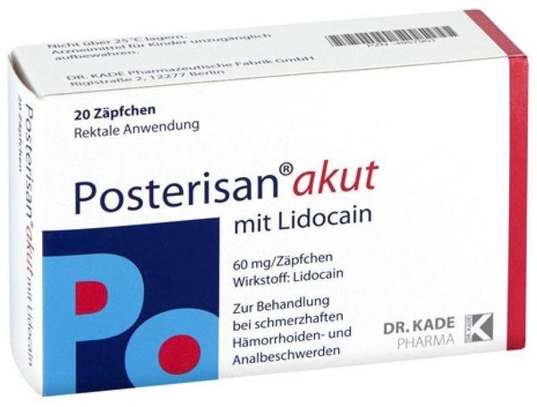 Dr. Kade Posterisan Akut Zäpfchen (20 Stk.)